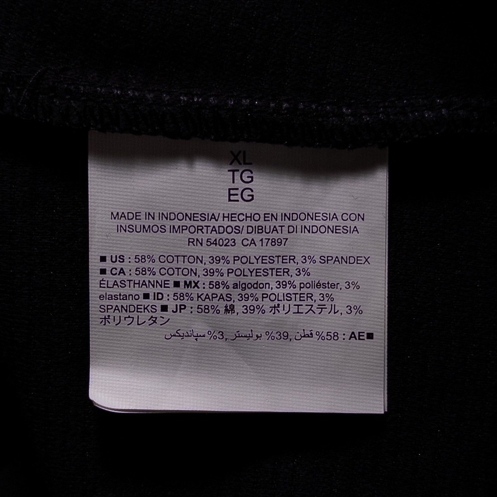 Old Navy Womens Shift Dress XL Black Textured Knit 3/4 Sleeve Minimalist Capsule - Picture 8 of 9